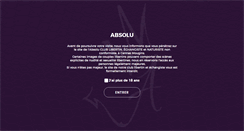 Desktop Screenshot of clubabsolu.com
